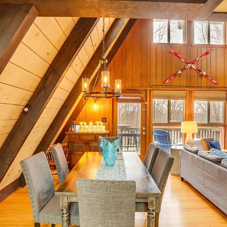A-Frame Cabin With Hot Tub 1 Mi To Beech Mountain! Экстерьер фото