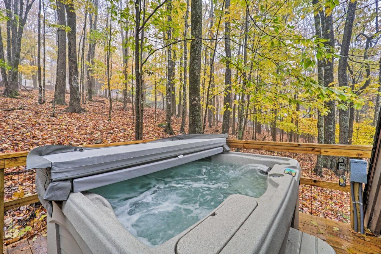 A-Frame Cabin With Hot Tub 1 Mi To Beech Mountain! Экстерьер фото